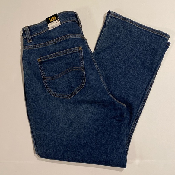 Lee Denim - Lee SZ 12 High Rise Cropped Boot Cut Denim Jeans New D5